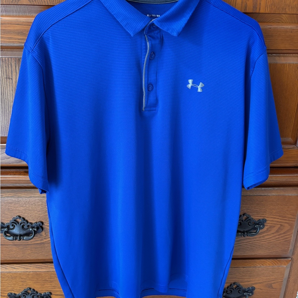 Under Armour Blue Polo Shirt Casual Comfort